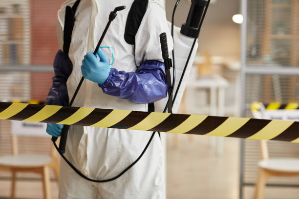 Professional Blood Cleanup technician working in Lynn, IN